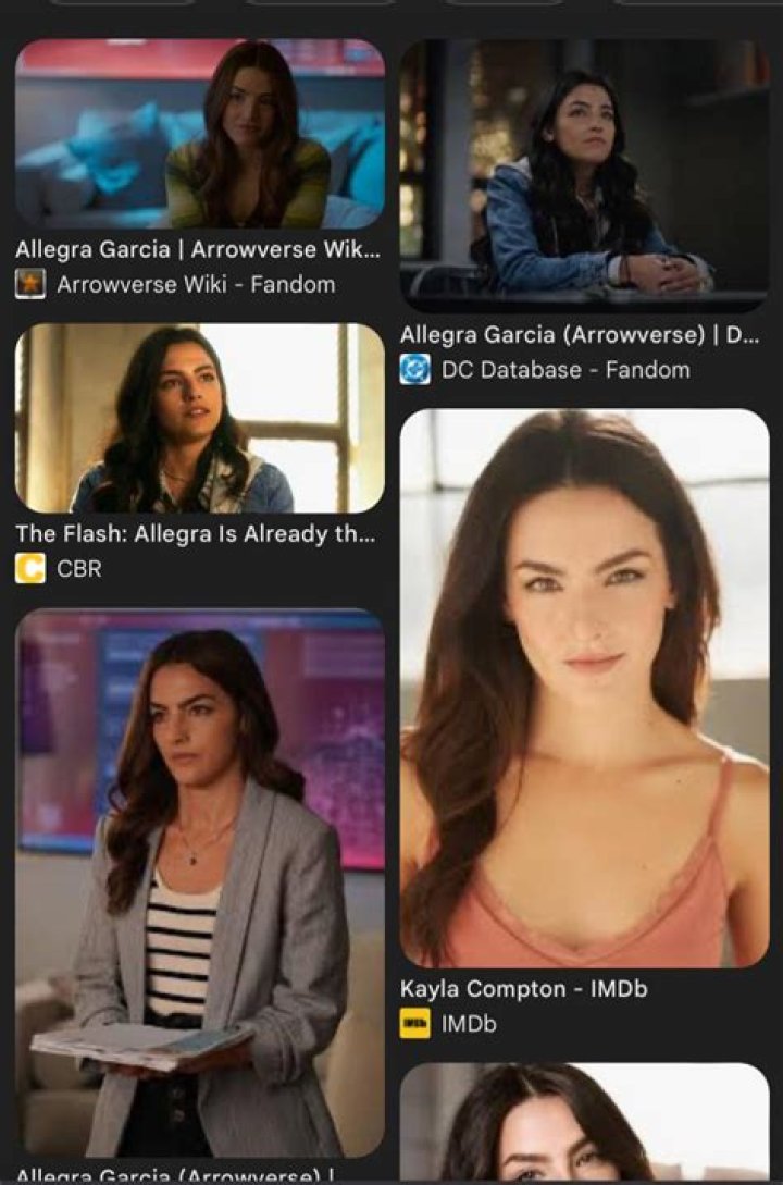 Allegra Actress The Flash