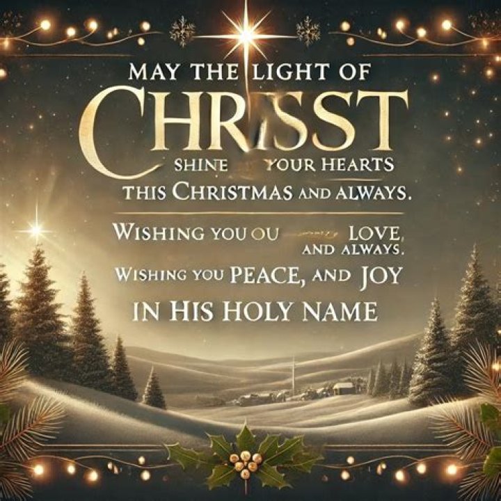 Christian Xmas Wishes