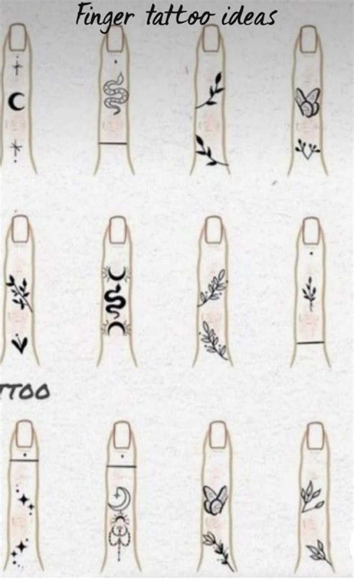 Exquisite Finger Art: Little Finger Tattoo Designs