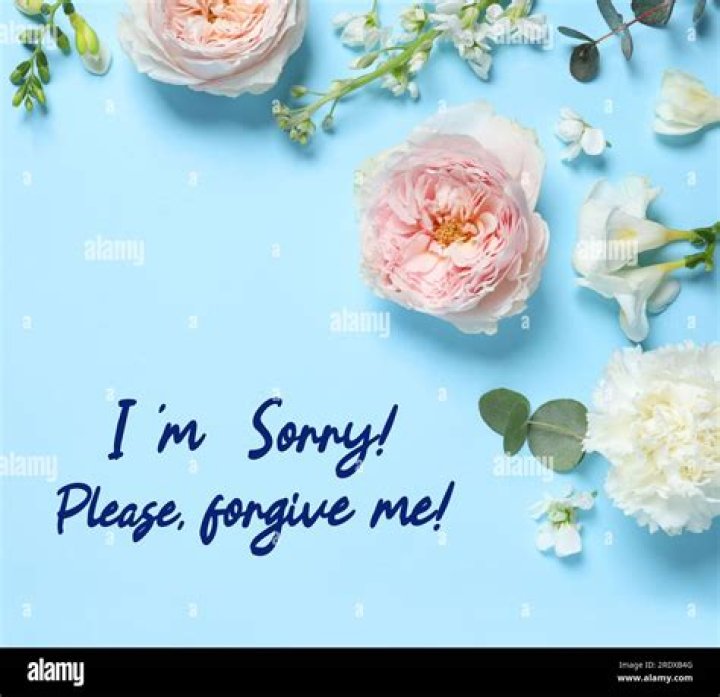 Forgive Me I'm Sorry I Love You Quotes
