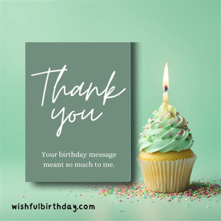 Happy Birthday And Thank You Message