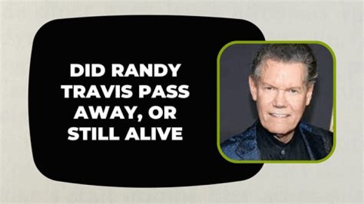 Is Randy Travis Still Alive? The Truth Revealed