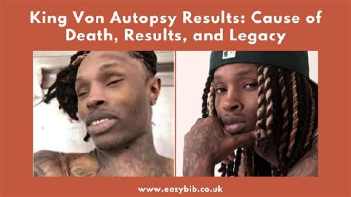 King Von's Autopsy Report: Uncovering The Final Moments
