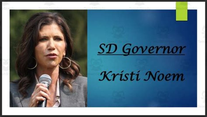 Learn Gov. Kristi Noem Age And Biography Details