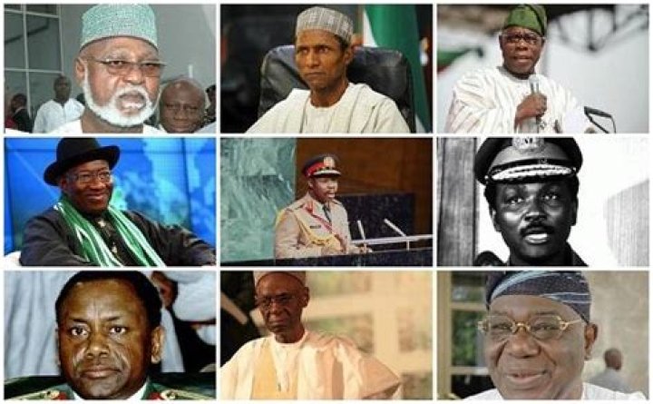 List Of All Nigerian Presidents