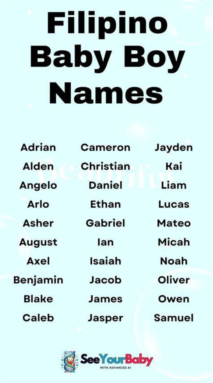Philipino Boy Names