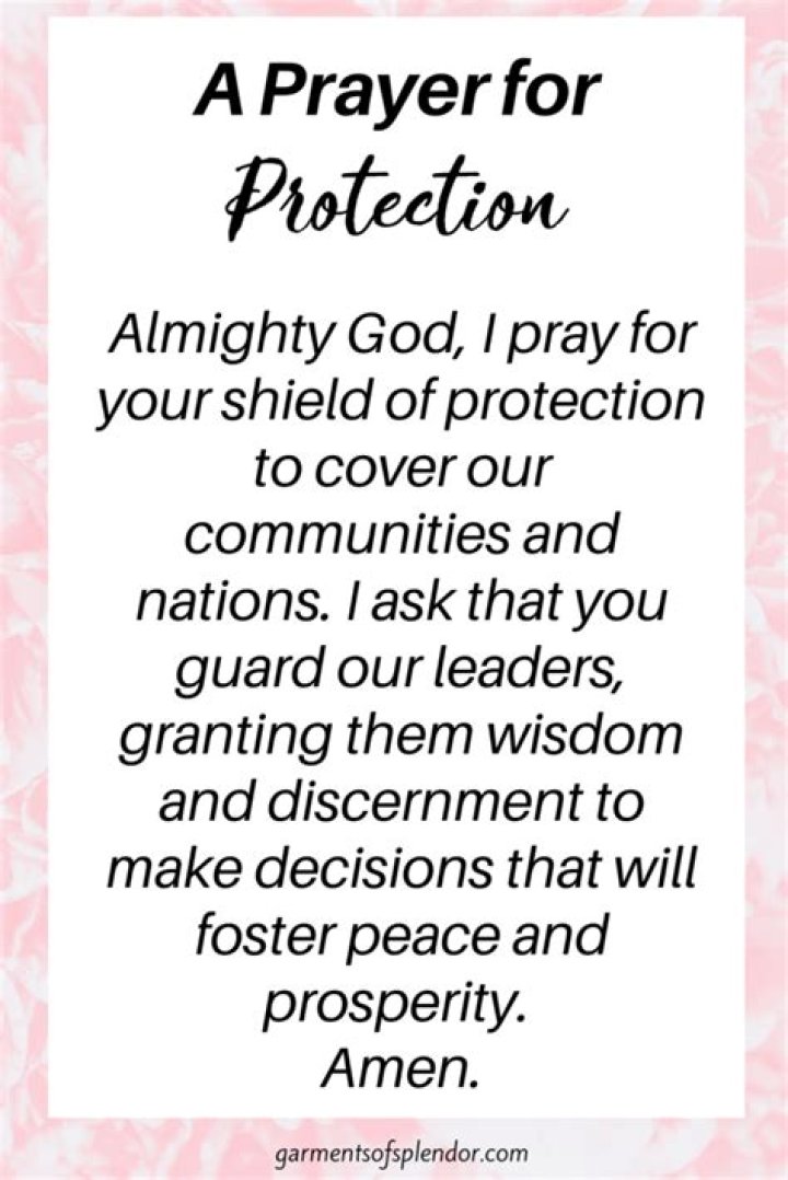 Powerful Prayers For Protection: Uplifting Quotes For Your Safety