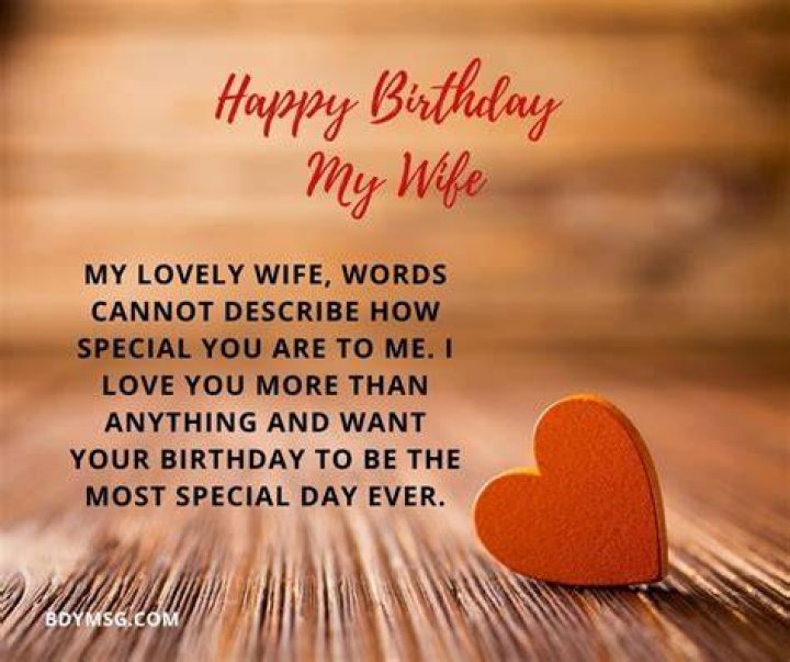Romantic Birthday Wish For Wife