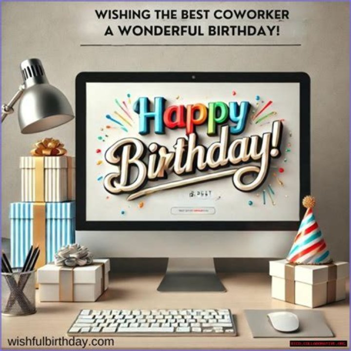 The Perfect "Happy Birthday, Coworker!" Message To Make Their Day