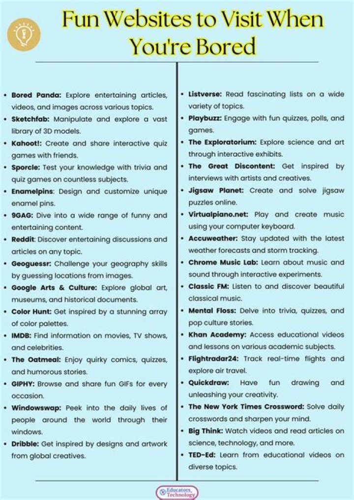The Ultimate Guide To Cool And Captivating Websites To Visit