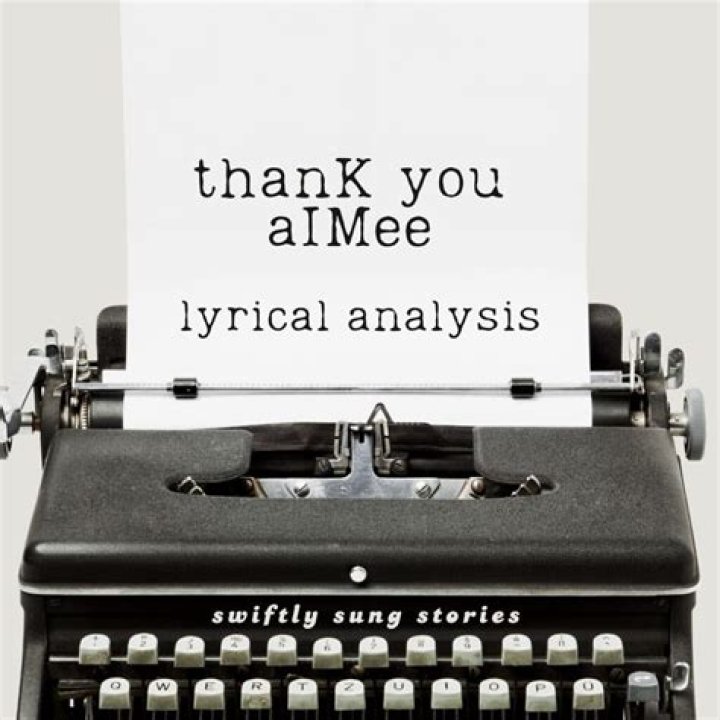 Uncovering The Significance Of "Thank You, Aimee": A Comprehensive Guide