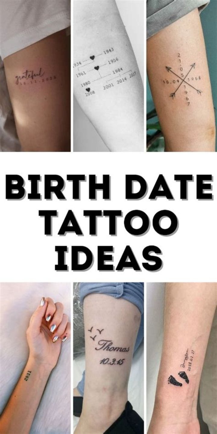 Unlock The Profound Meanings Behind Birthdate Tattoos
