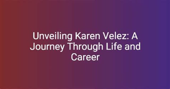 Unveiling Karen Velez's Tragic Death: Insights And Revelations