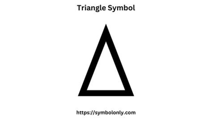 What Does Triangle Symbol Mean
